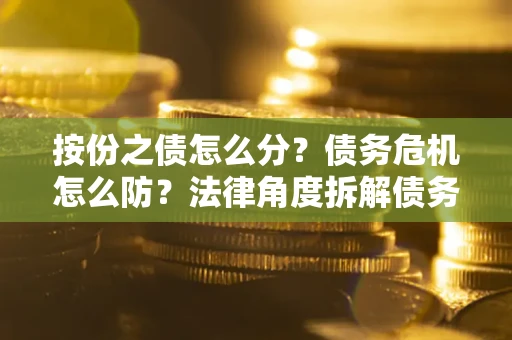 济南按份之债怎么分？债务危机怎么防？法律角度拆解债务分配与风险自保指南