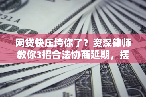 济南网贷快压垮你了？资深律师教你3招合法协商延期，摆脱暴力催收！