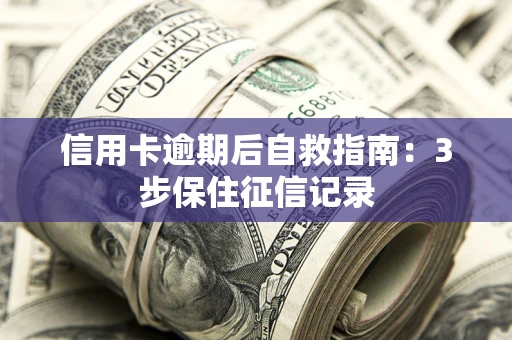 济南信用卡逾期后自救指南：3步保住征信记录