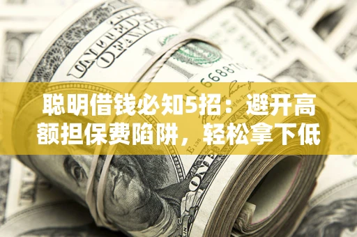 济南聪明借钱必知5招：避开高额担保费陷阱，轻松拿下低息贷款