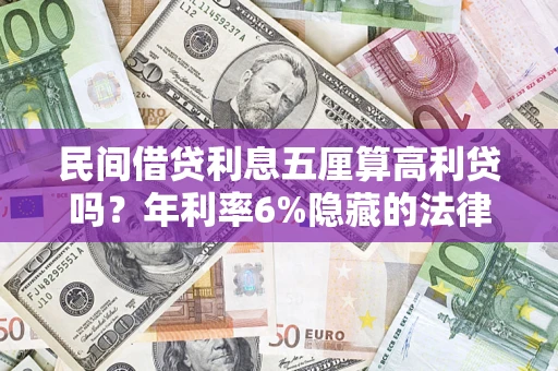 济南民间借贷利息五厘算高利贷吗？年利率6%隐藏的法律风险全解析